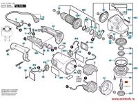 Запчасть для электроинструмента Bosch Шпиндель для GWS и PWS (160312305U, 1.603.123.05U)