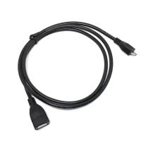 Кабель USB 2.0 type A female to micro USB type B male OTG Espada, модель: EmcUSBM/USBAF1m / USB-флешку можно подключить к смартфону или планшету /