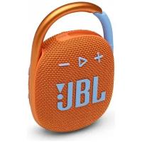 Портативная колонка JBL Clip 4, 5 Вт, BT 5.1, USB Type-C, IP 67, 500 мАч, оранжевая