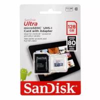 Карта памяти SanDisk Ultra microSDXC Class 10 128Gb