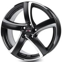 Литые колесные диски Alutec SHARK 7.5x17 5x100 ET35 D63.3 Черный матовый с полированной лицевой частью (SH75735B33-5)