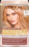 Краска для волос L'OREAL Paris Excellence Creme 9U универсальный очень светло-русый