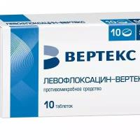 Левофлоксацин-Вертекс таблетки п/о плен. 500мг 10шт