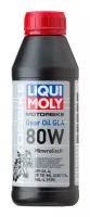 LIQUI MOLY Motorbike Gear Oil 80W GL-4 (0.5л) трансмиссионное масло 1617/7587