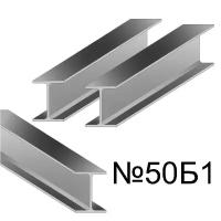 Балка размер 50Б1 двутавр стальной металлический горячекатаный (г/к) L=12 м