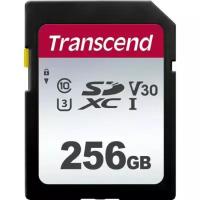 Карта памяти Secure Digital 256 Gb Transcend SDXC Class 10 UHS-I U3 V30 SDC300S [TS256GSDC300S]