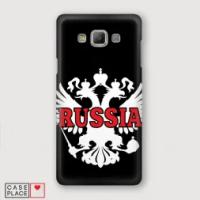 Чехол Пластиковый на Samsung Galaxy Grand Prime Russia ЧБ