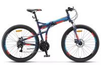 Горный (MTB) велосипед STELS Pilot 950 MD 26 V011 (2020) рама 17,5" Тёмно-синий