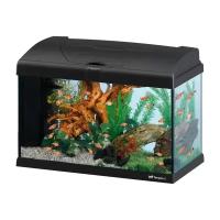 FERPLAST Стеклянный аквариум Capri 50 Led (40 л, черный) со светодиодной лампой, внутренним фильтром и нагревателем (65015117)
