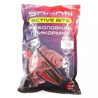 Прикормка Yaman Active Bite Плотва (тутти-фрутти), цв. красный, 900 г Y-AB-09