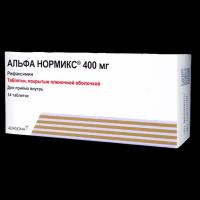 Альфа Нормикс таблетки покрыт.плен.об. 400 мг 14 шт