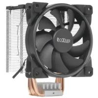 Кулер PCCooler GI-X5B V2 {S115X/1200/775, AM2/3/4, 1000-1800rpm, 160W, Blue LED}