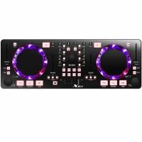 iCON XDJ - USB MIDI DJ контроллер с оптическими OptiSenTM scratch дисками, 2 сенсорных scratch диска, в комплекте ПО Deckadance 2 LE ICON edition, совместим с Windows XP, Vista, Windows 7, Windows 8 (32-bit/64-bit), Mac OS X (Intel), питание от шины USB