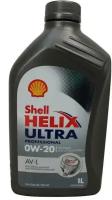 масло моторное синтетическое shell helix ultra professional av-l 0w-20 (1л)