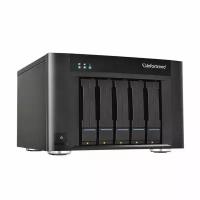 Infortrend Сетевой накопитель Infortrend GSe Pro 205-D 5bay, supports NAS, block, object storage and cloud gateway, including Intel D1508 2.2 GHz 2C CPU, 2x4GB, 2 x10GbE SFP+, 2 x 1GbE, 2 x USB 3.1 Gen2, 2 x USB 3.0, 2 x host board slot (s), 1xPSU and 5xdrive trays GSe Pro 205-D