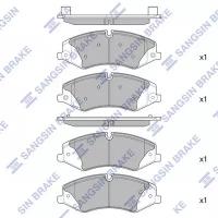 HI-Q SP2238 колодки дисковые передние\ Land rover (Ленд ровер) Discovery (Дискавери) / rr sport 5.0 v8 / 3.0td
