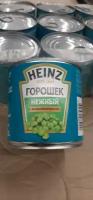 Горошек зеленый Heinz нежный, жестяная банка, 400 г 6 шт. в упаковке