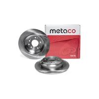 METACO 3060-070 (42510TL0G50 / 42510TL0G51) диск тормозной задний, Honda (Хонда) Accord (Аккорд) vIIi (Комплект 2 штуки)