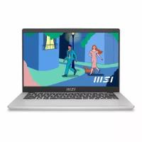 Ноутбук MSI Modern 14 C12MO-1086XRU 9S7-14J111-1086, 14", IPS, Intel Core i3 1215U 1.2ГГц, 6-ядерный, 16ГБ DDR4, 512ГБ SSD, Intel UHD Graphics, Free DOS, серебристый