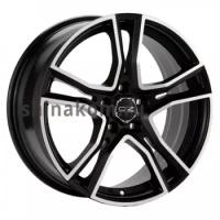 Колесный диск OZ Adrenalina 8x17 5*100 ET35 68 Matt Black + Diamond Cut