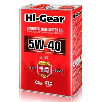 Масло моторное полусинтетическое Hi-Gear 5W40 SL/CF 4л (HG1144)