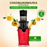 Соковыжималка шнековая RAWMID Greenery RGJ-04 красная