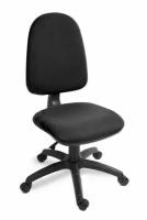 Компьютерное офисное кресло Мирэй Групп престиж без подлокотников ПК, Ткань, Черное