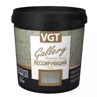 Лессирующий Состав Полупрозрачный VGT Gallery 0.9кг Бесцветный для Декоративных Штукатурок / ВГТ Лессирующий