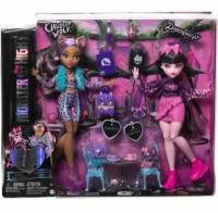 Модная кукла Monster High Faboolous Pets Дракулаура и Клодин Вульф с двумя домашними животными