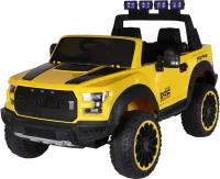 Электромобиль FORD RAPTOR 12V (полный привод, EVA) - XHD-F150-YELLOW (XHD-F150-YELLOW)