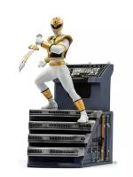 Коллекционная фигурка Iron studio 1/10 Mighty Morphin Power Rangers: White Ranger (Айрон Студио Могучие морфы: Рейнджеры силы - Белый Рейнджер, 18 см)