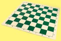 Шахматная доска Виниловая зелёная (43 на 43 см)