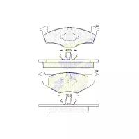 ICER 181119 (1H0698151A) колодки дисковые передние\ VW Golf (Гольф) III 1.4-1.6 / 1.9td 95,Seat (Сеат) Ibiza (Ибиза)
