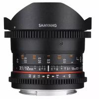 Samyang 12mm T3.1 ED AS NCS Fish-eye VDSLR Canon EF №BHP29017, New Demo