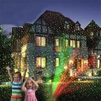 Лазерный уличный новогодний морозостойкий проектор Outdoor Waterproof Laser 1 режим