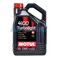 Масло моторное Motul 4100 TurboLight 10w40 4л полусинтетическое