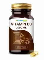 Пищевая добавка SuperCaps VITAMIN D3 2000 ME - 120 капсул (цвет не указан)