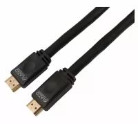 Кабель аудио-видео LAZSO WH-111 HDMI (m)/HDMI (m) 30м. Позолоченные контакты черный (WH-111(30M))