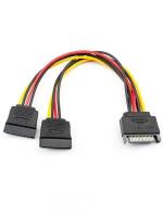 Переходник питания Sata power to 2 power sata 0.20 м