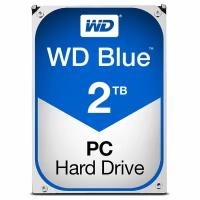 Жесткий диск 3.5" 2Tb WesternDigital WD Blue Desktop WD20EZAZ, 5400rpm 256Mb SATA3