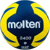 Мяч гандбольный Molten 3400 H3X3400-NB, размер 3, сертификат IHF