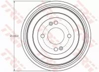 Барабан тормозной trw db4422