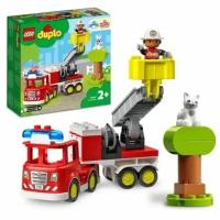 LEGO. Конструктор 10969 "Duplo Firetruck" (Пожарная машина с мигалкой)