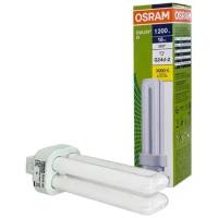 Лампа люминесцентная Ledvance-osram DULUX D 18W/31-830 G24d-2 (тёплый белый 3000К) - лампа OSRAM