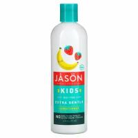 Jason Natural, Kids Tear-Free Extra Gentle Conditioner, Strawberry-Banana, 12 fl oz (355 ml)