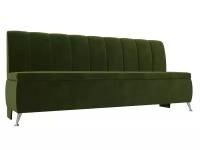 Кухонный прямой диван Кантри, Микровельвет, Модель 100147