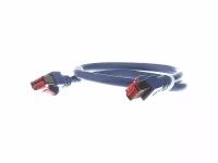 RJ45 8 (8) соединительный шнур кат.6 0,5м EC6000 0,5m bl S/FTP