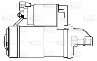 Стартер Geely Emgrand EC7 (05-) 1.8i 1,4кВт STARTVOLT LSt 2704