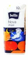 BELLA Прокладки Nova Maxi Soft air Белая линия, 10шт/уп