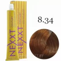 8.34 Краска для волос Nexxt светло-русый золотисто-медный, 100 мл (light golden-coppery blond)